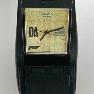 Designer Limited Edition Vintage Swatch Turn Over "Dadazuri" DaDa Watch SUFZ100